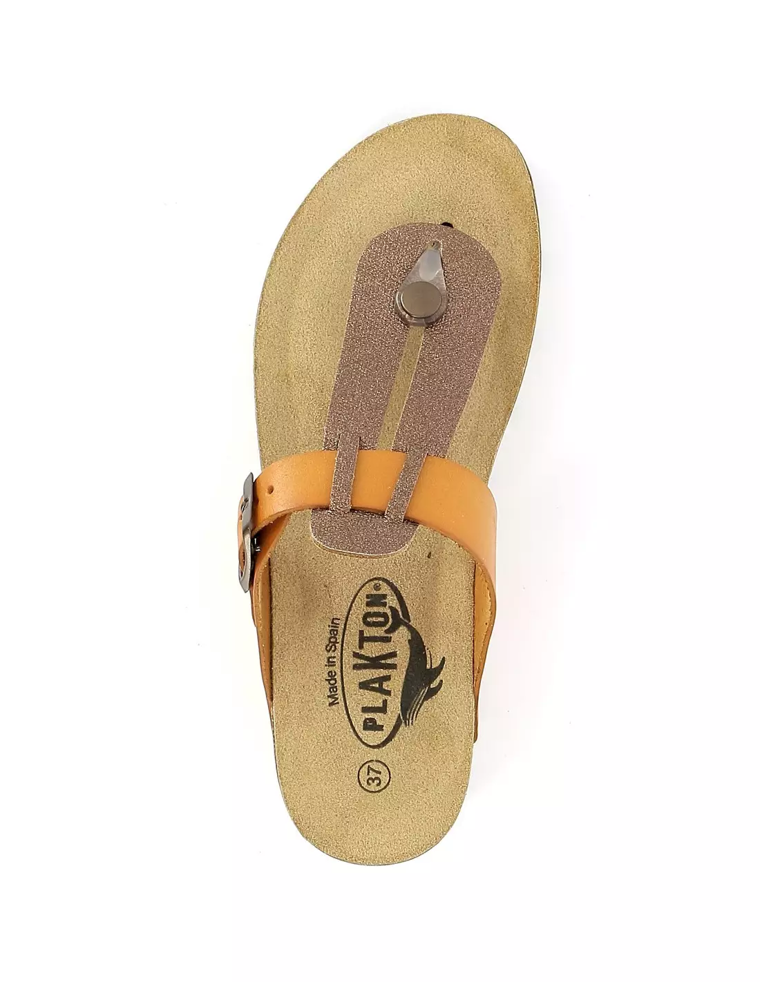 PLAKTON MEMENTO - Sandales & nu-pieds Broncevanilla