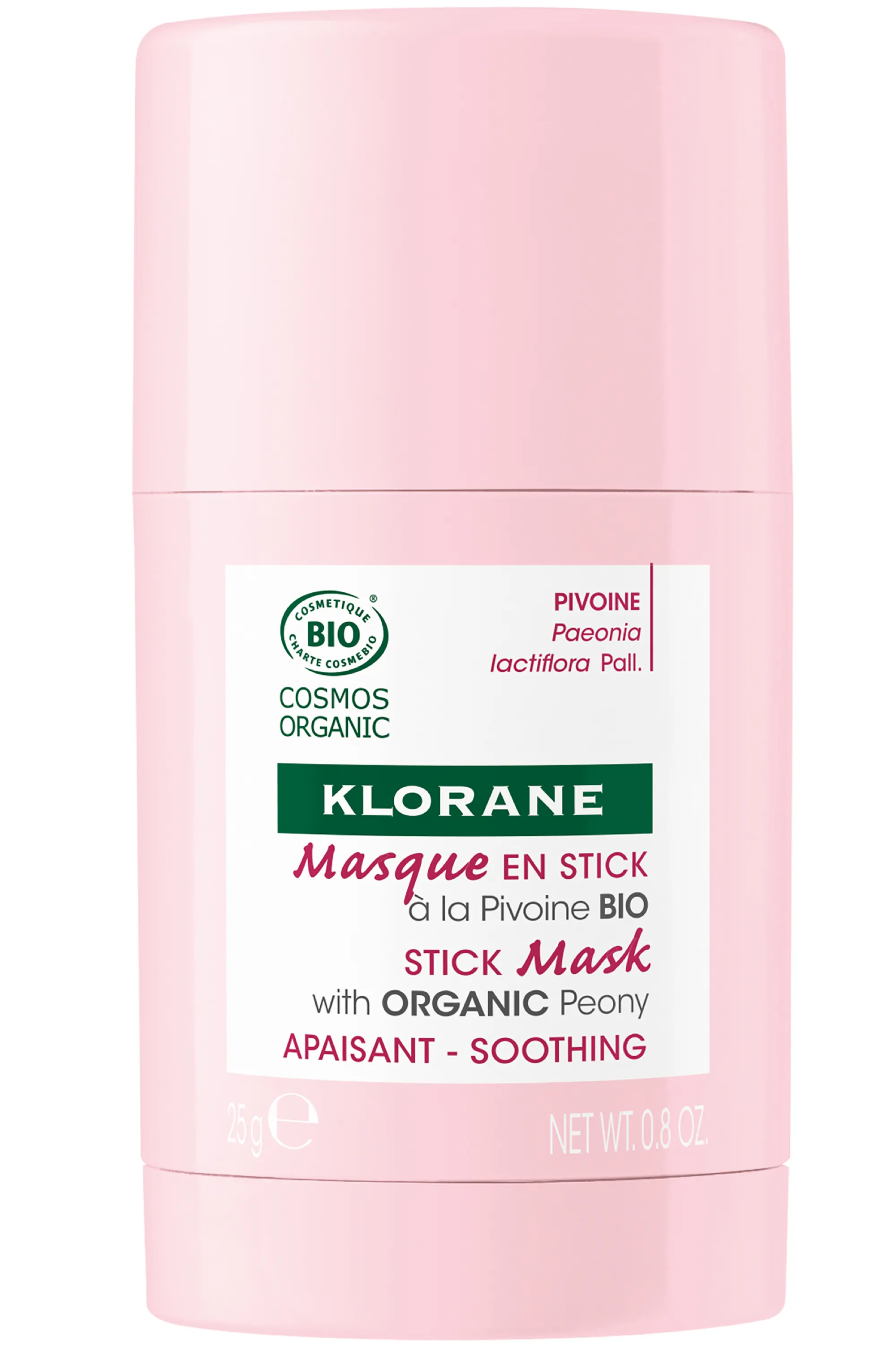 Klorane Masque en stick apaisant à la Pivoine bio-25 ml