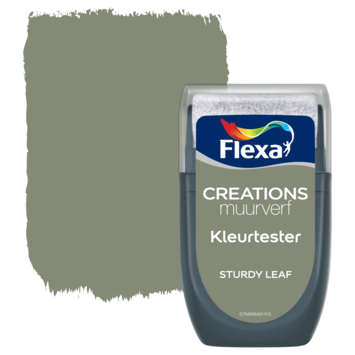 Flexa Creations muurverf kleurtester mat sturdy leaf 30 ml