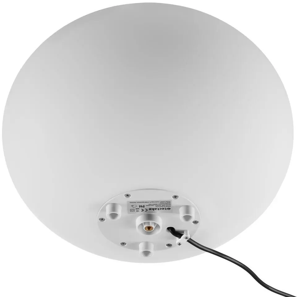 tectake Kogellamp Luminous Eye, LED, met afstandsbediening, Wit