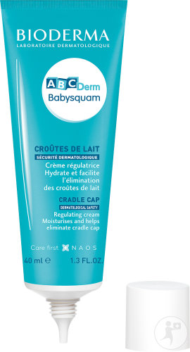Bioderma ABCDerm Babysquam Croûtes De Lait Crème Kératorégulatrice Tube 40ml