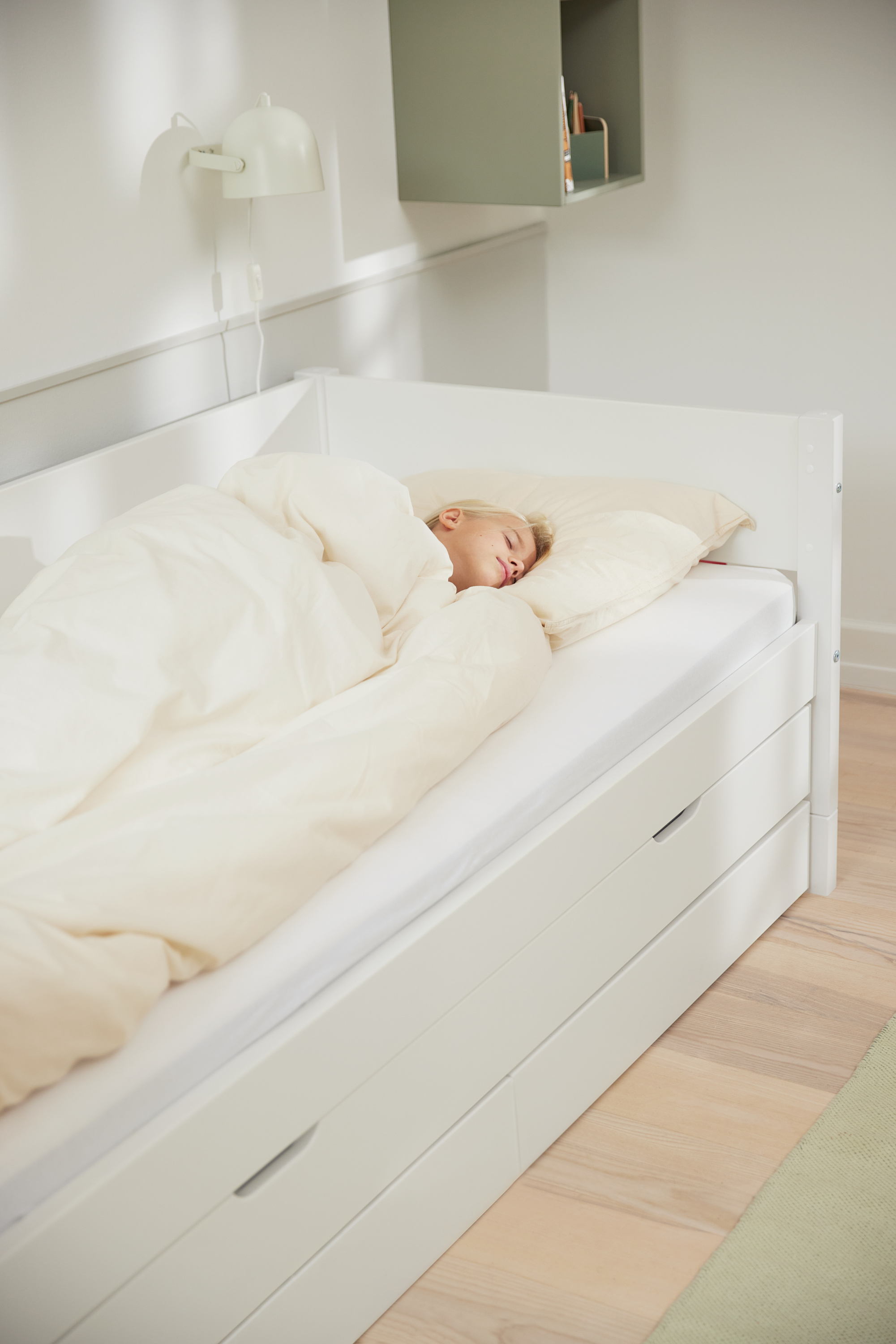 Einzelbett FLEXA WHITE
