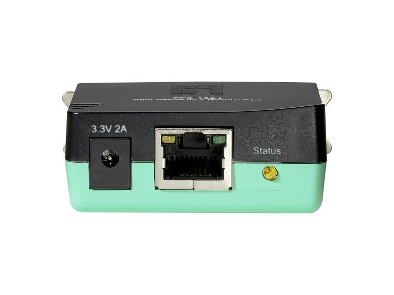 LevelOne Printserver LAN FPS-1031 Parallelport Printserver mit 1 Parallel-Port