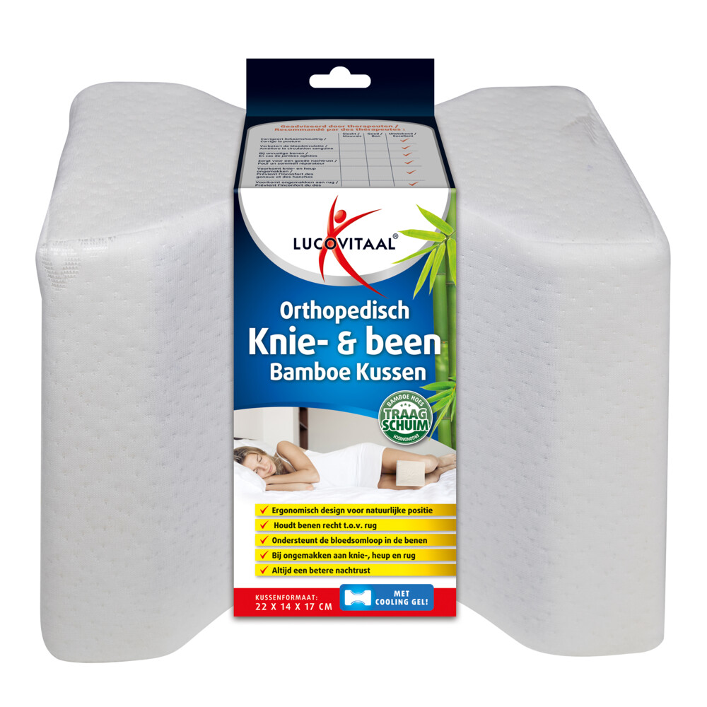 Lucovitaal Knie & Been kussen Bamboe