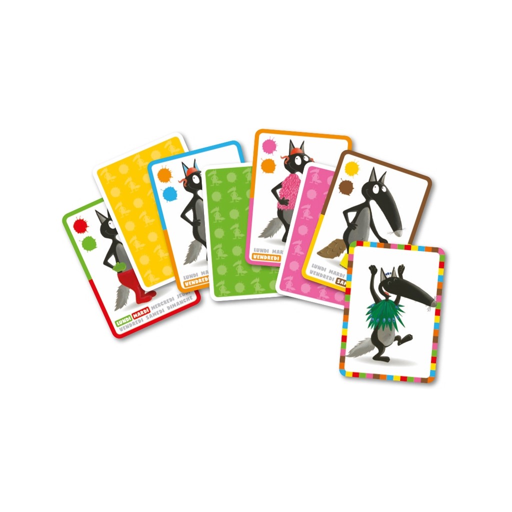 Le Jeu de Cartes du Loup qui Voulait Changer de Couleur