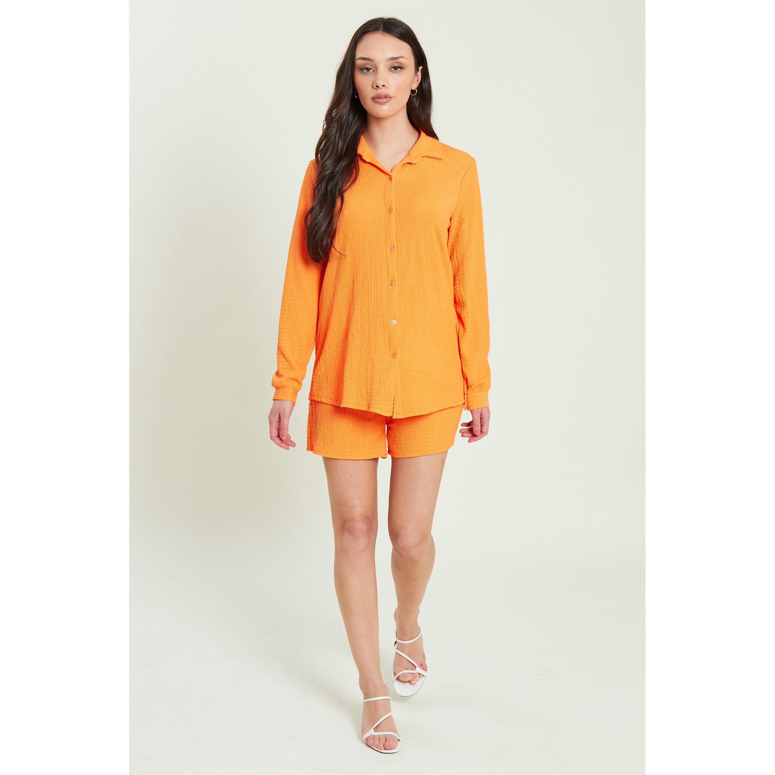 Be You BY Textured Shirt and Shorts Set