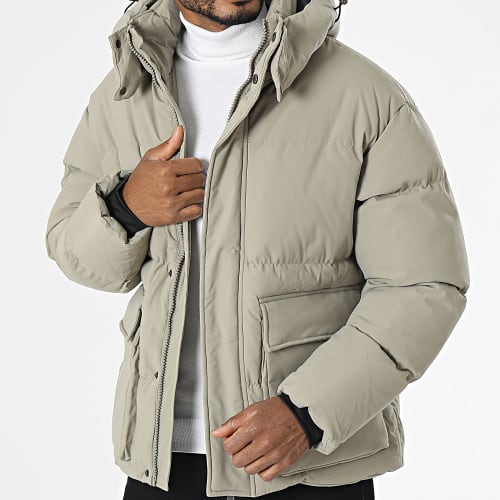 Doudoune Capuche Beige