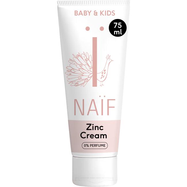 Naïf Zink Crème 0% parfum voor Baby & Kids 75ml