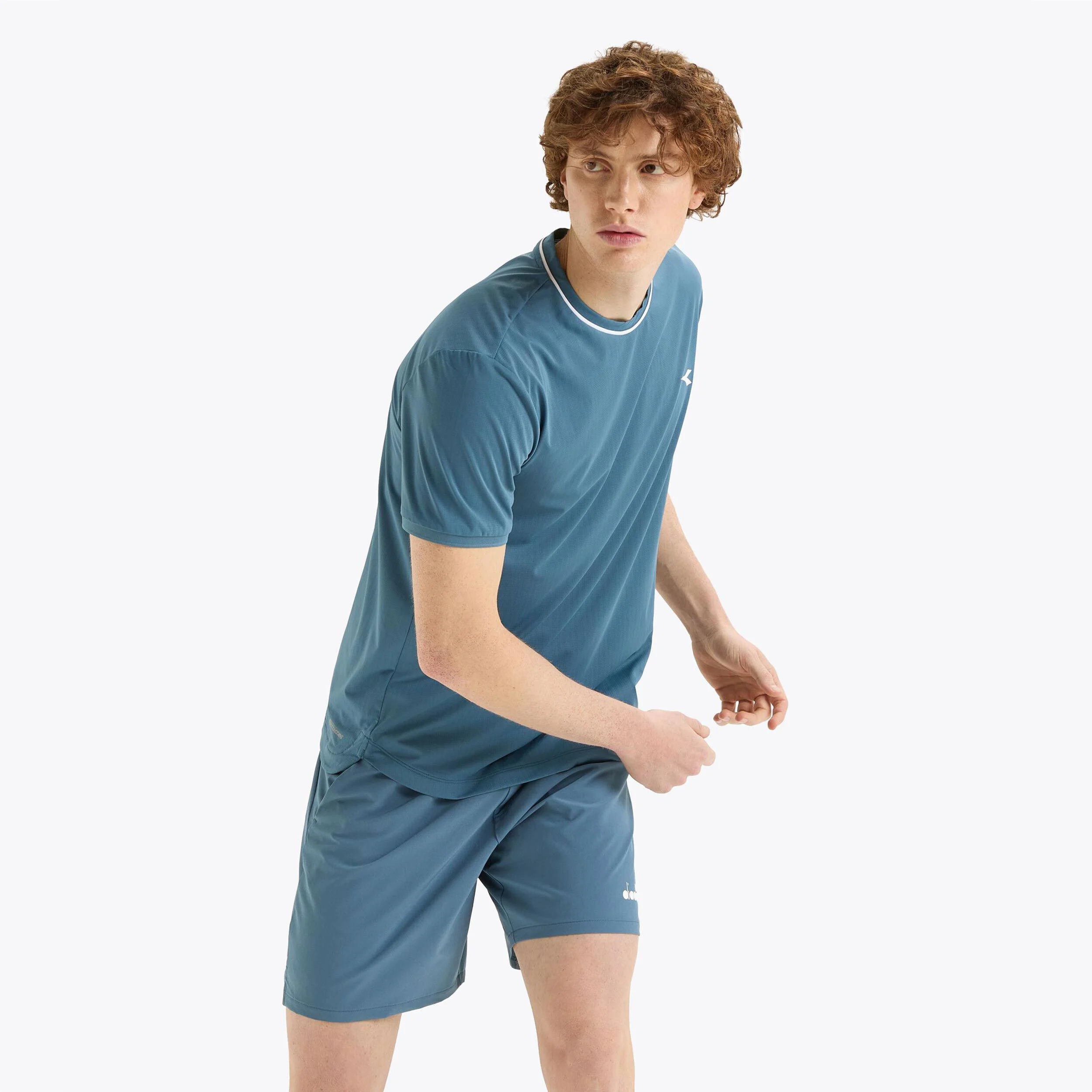 Diadora Icon T-shirt Hommes - Bleu Petrol