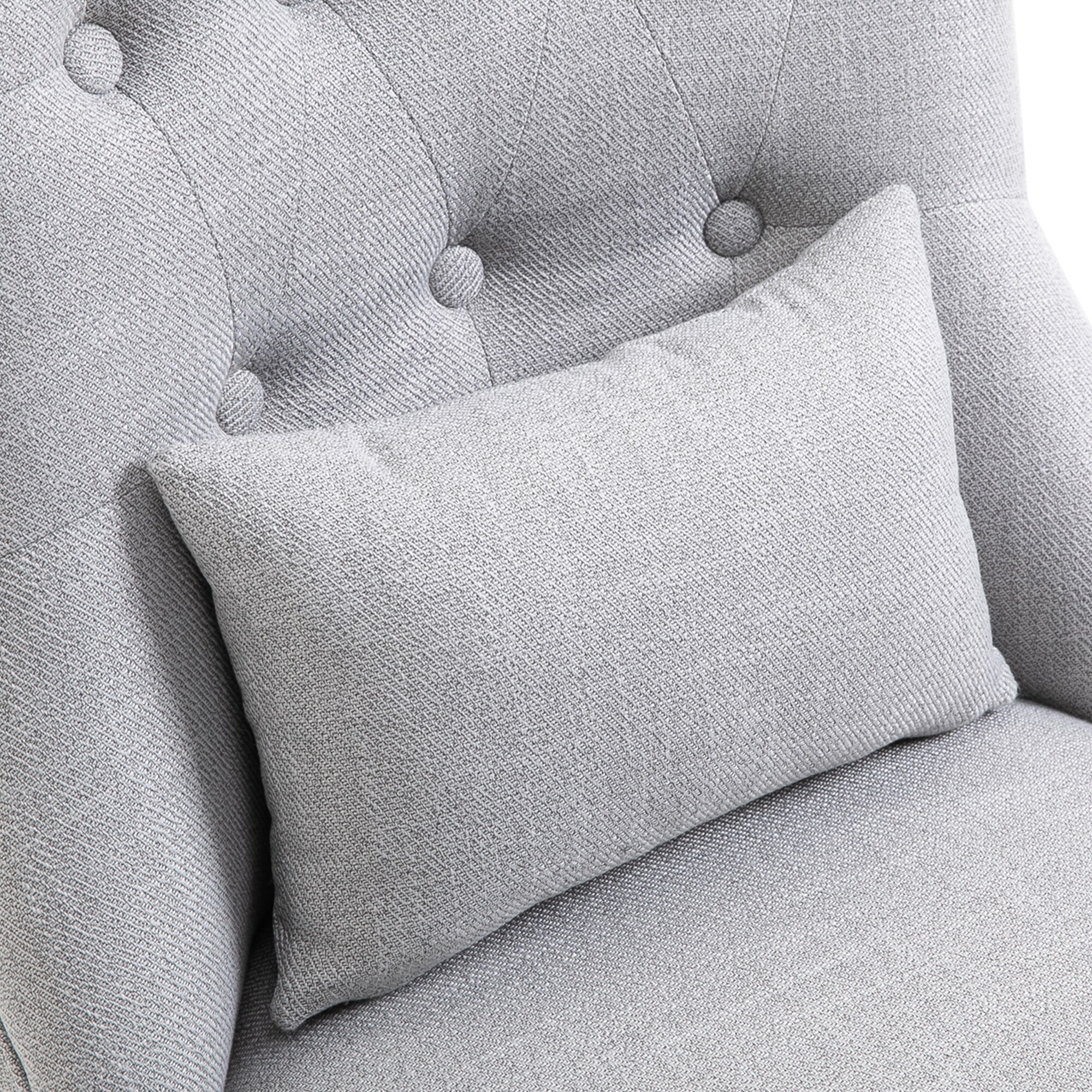 HOMCOM Relaxsessel mit Rückenkissen 52,5 x 69 x 77 cm (BxTxH)