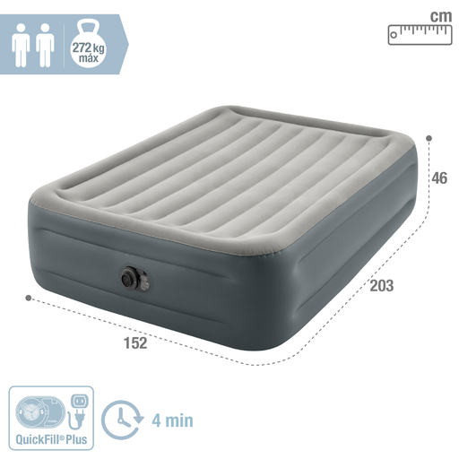Cama De Aire Para 2 Essential Rest Intex