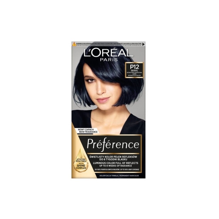 L'oreal Preference Haarverf /P12/ Intens Marineblauw