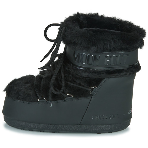 Moon Boot - MOON BOOT ICON LOW FAUX FUR - Noir