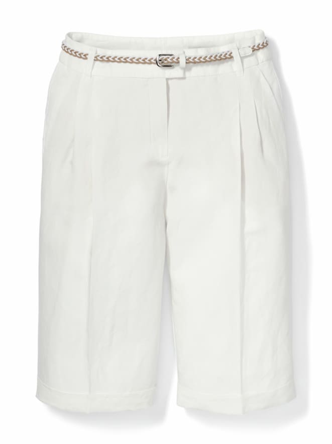 Leinenmix Bermudas