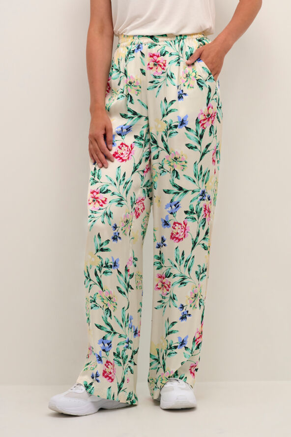 Culture CUjulie Pants Green/red flower