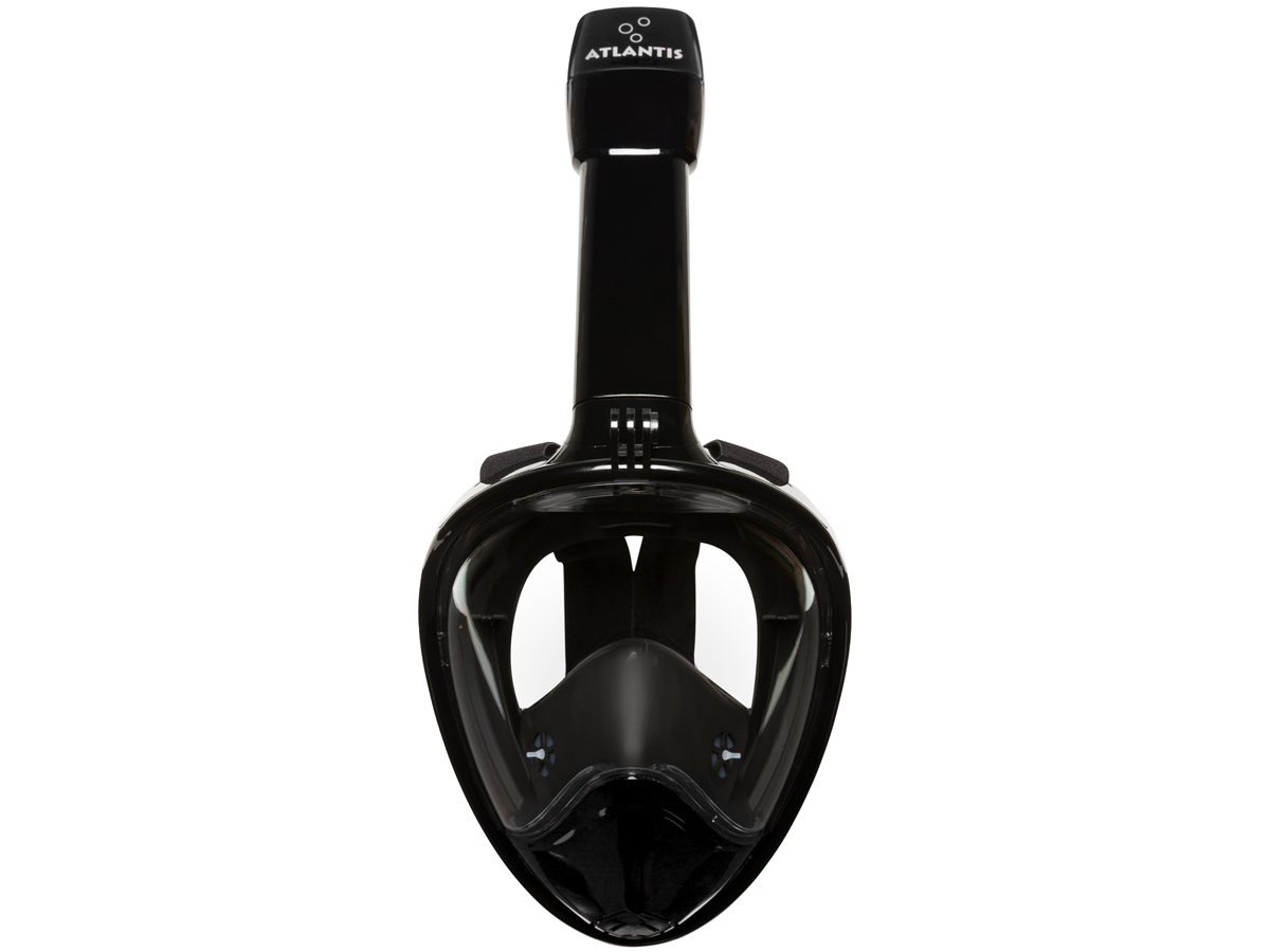 Atlantis 2.0 Zwart S/M Volwassenen Snorkelmasker - Black