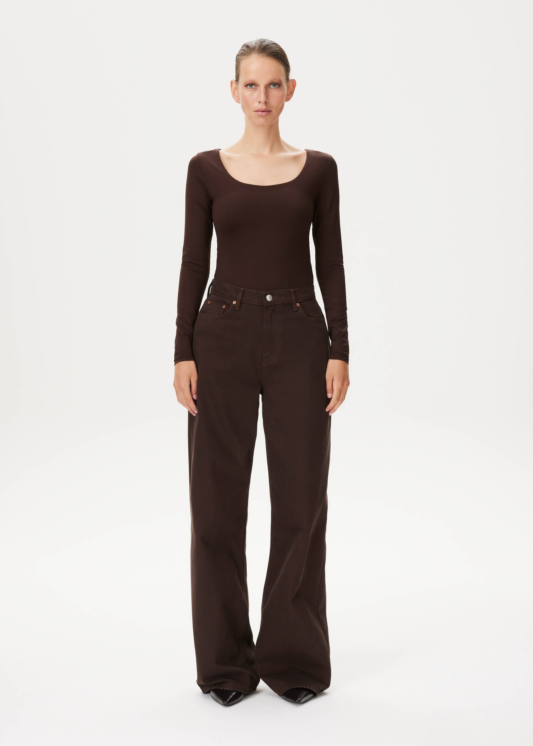 Poly body met lange mouwen