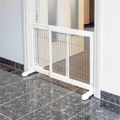 Barreira branca para cães de interior