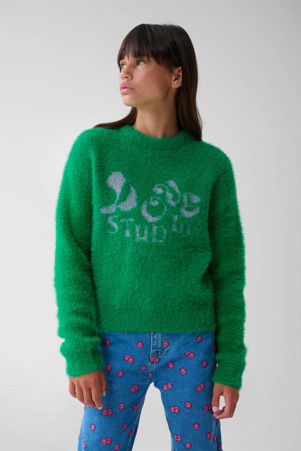 Shoeby gebreide trui groen