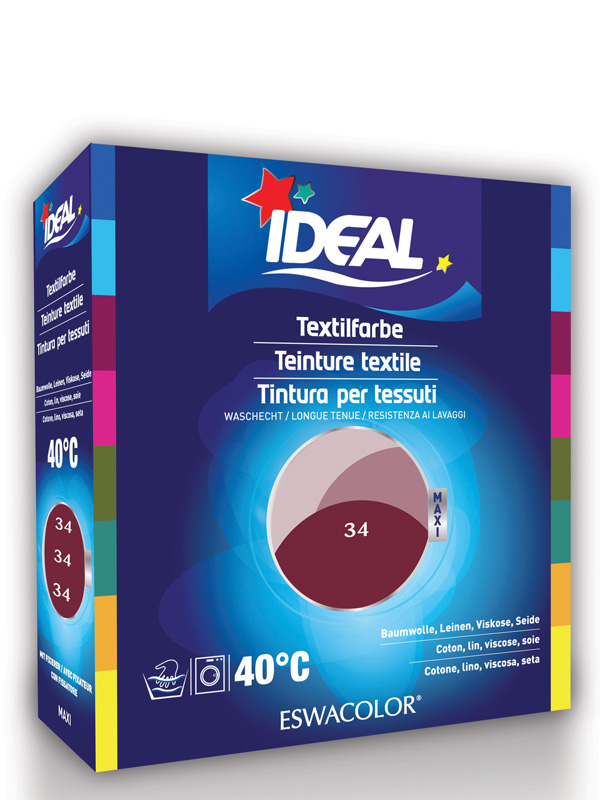 IDEAL MAXI Baumwolle Color No34 bordeaux 1 Stk