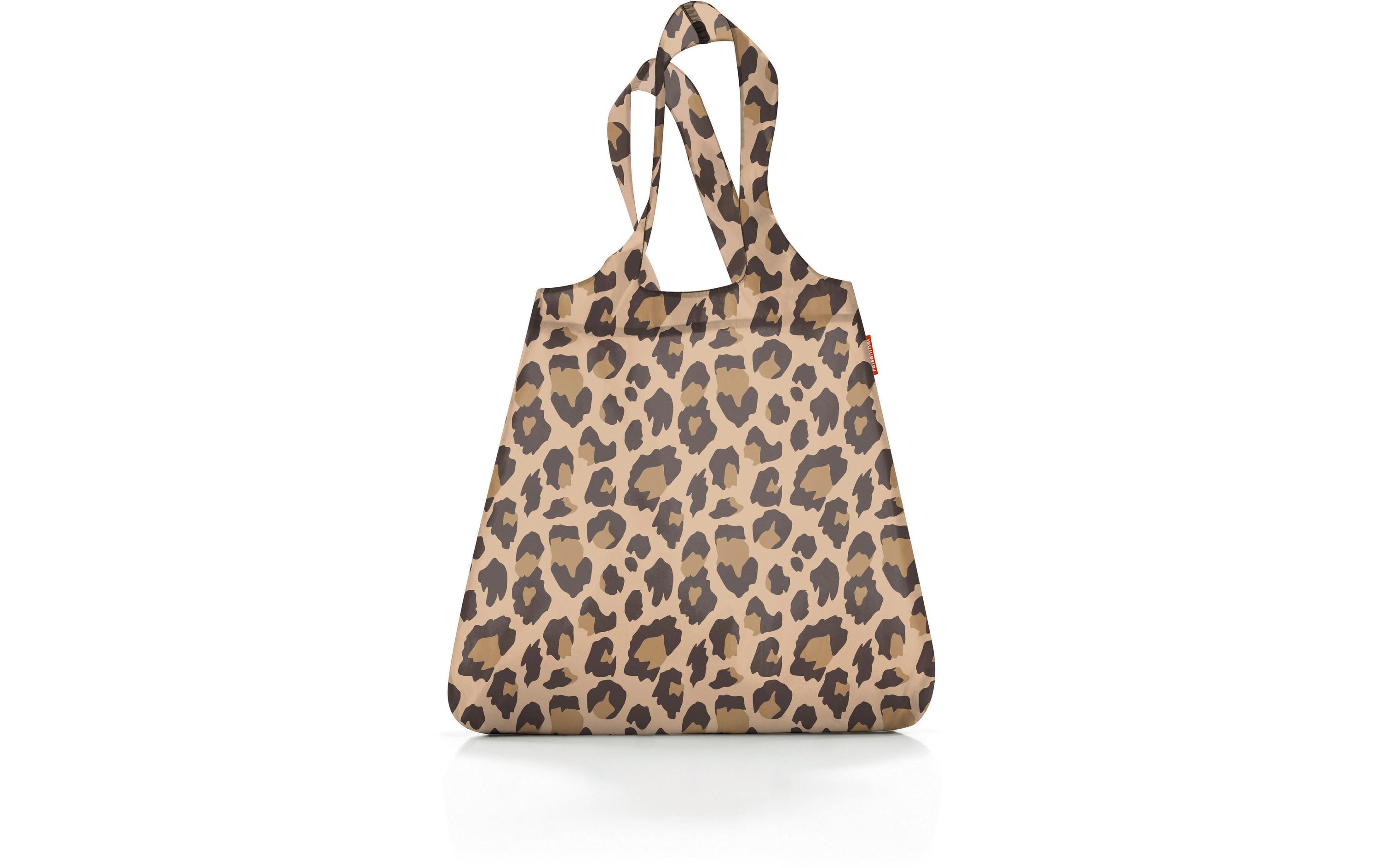 Tasche Mini Maxi Shopper Leo MacchiatoEinkaufstasche aus Polyester