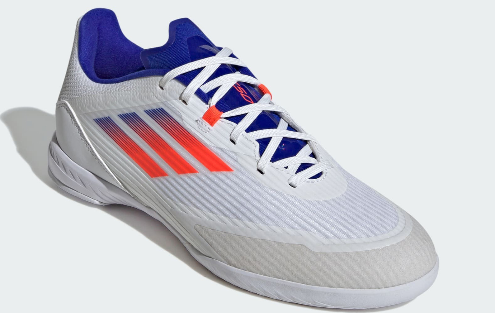 F50 League IN Unisex Cloud White/Solar Red/Lucid Blue