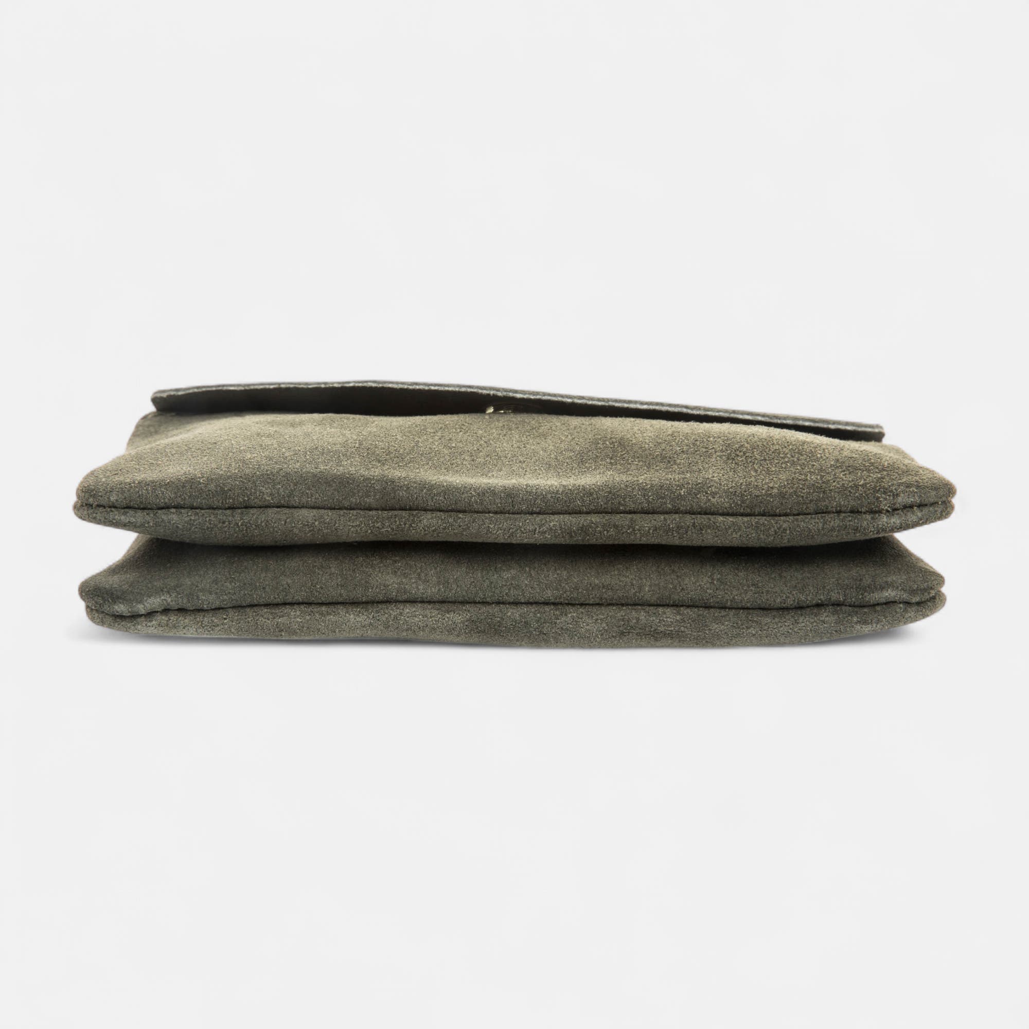 Petite maroquinerie en cuir kaki