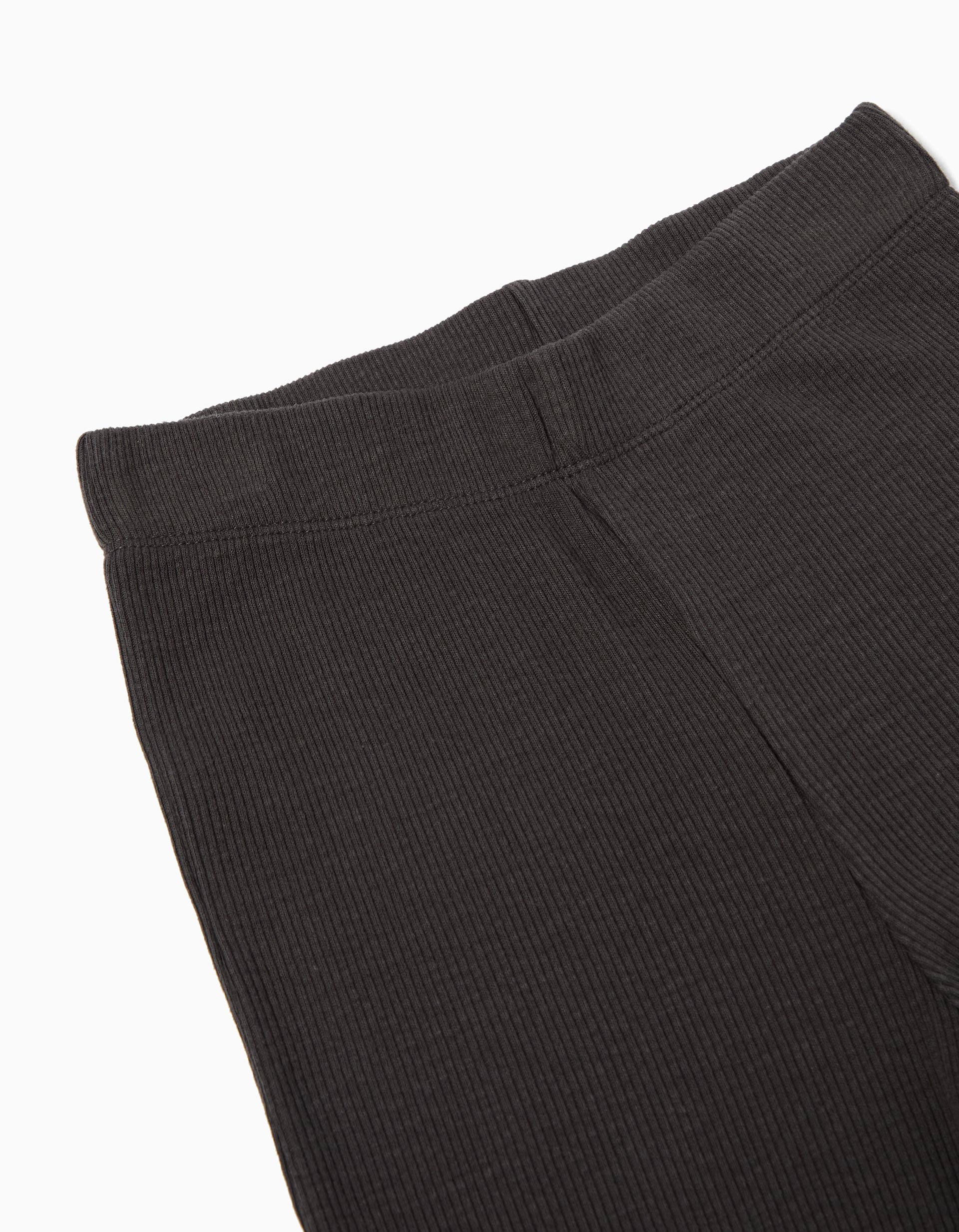 Leggings Flare, Menina, Cinzento Escuro