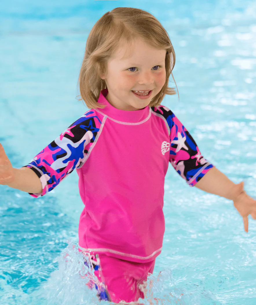 Beco våddragt til børn - Sealife Rashguard - Pink