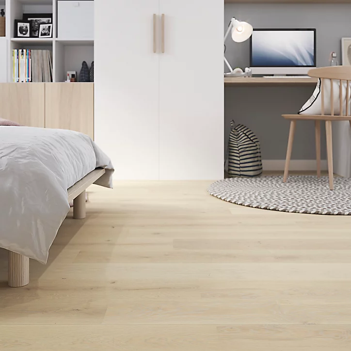 Lame PVC clipsable Baila chêne beige L. 122 x l. 15 cm GoodHome