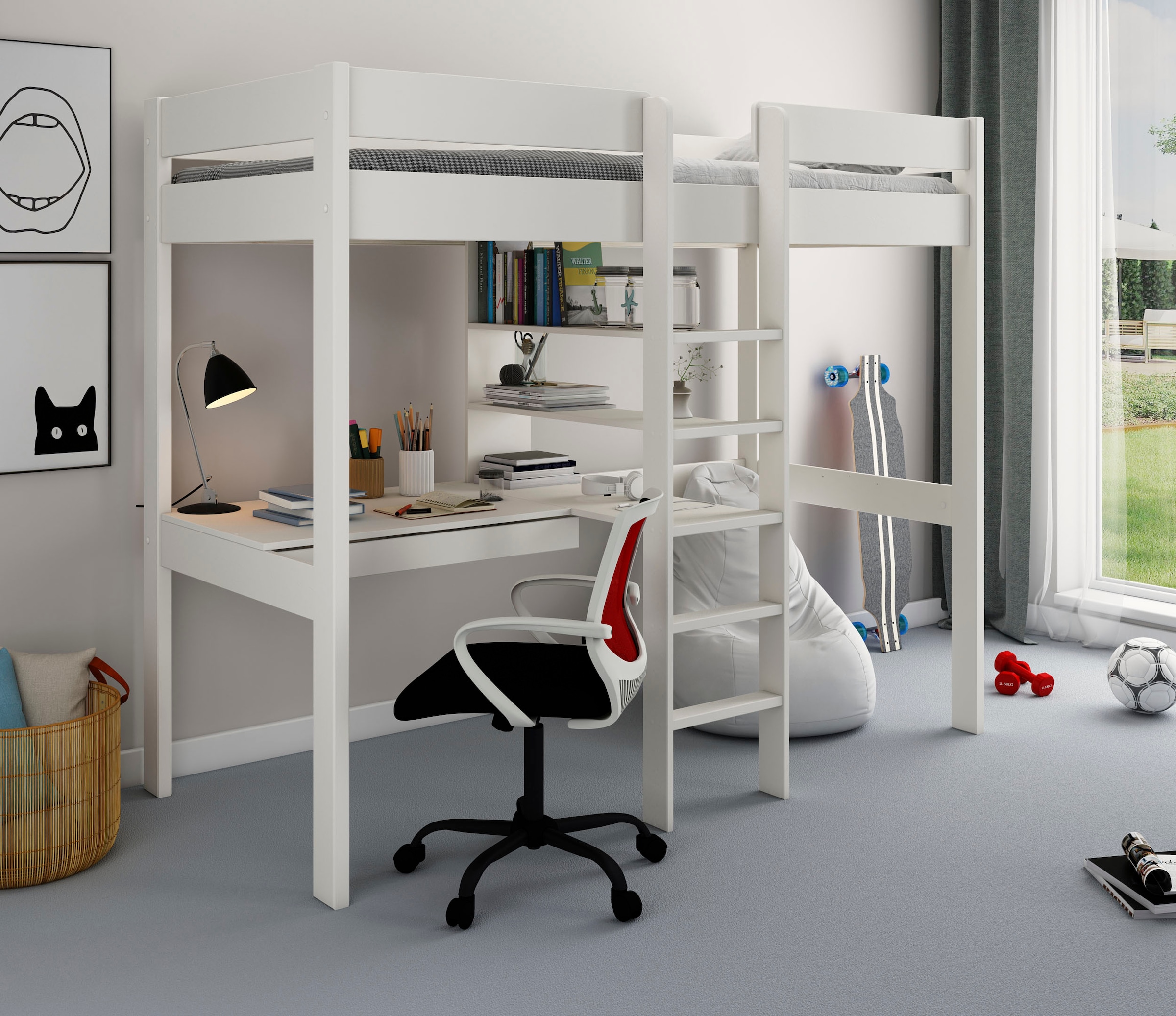 Lüttenhütt Hochbett »Stockbett, Kinderbett, 