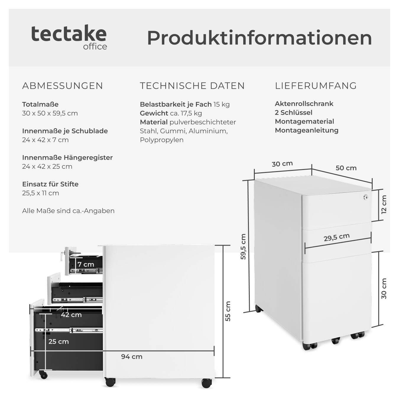 Aktenrollschrank Parvus