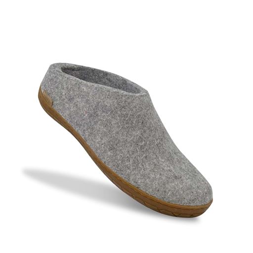 Glerups Slip-on Hjemmesko, Grå, 39