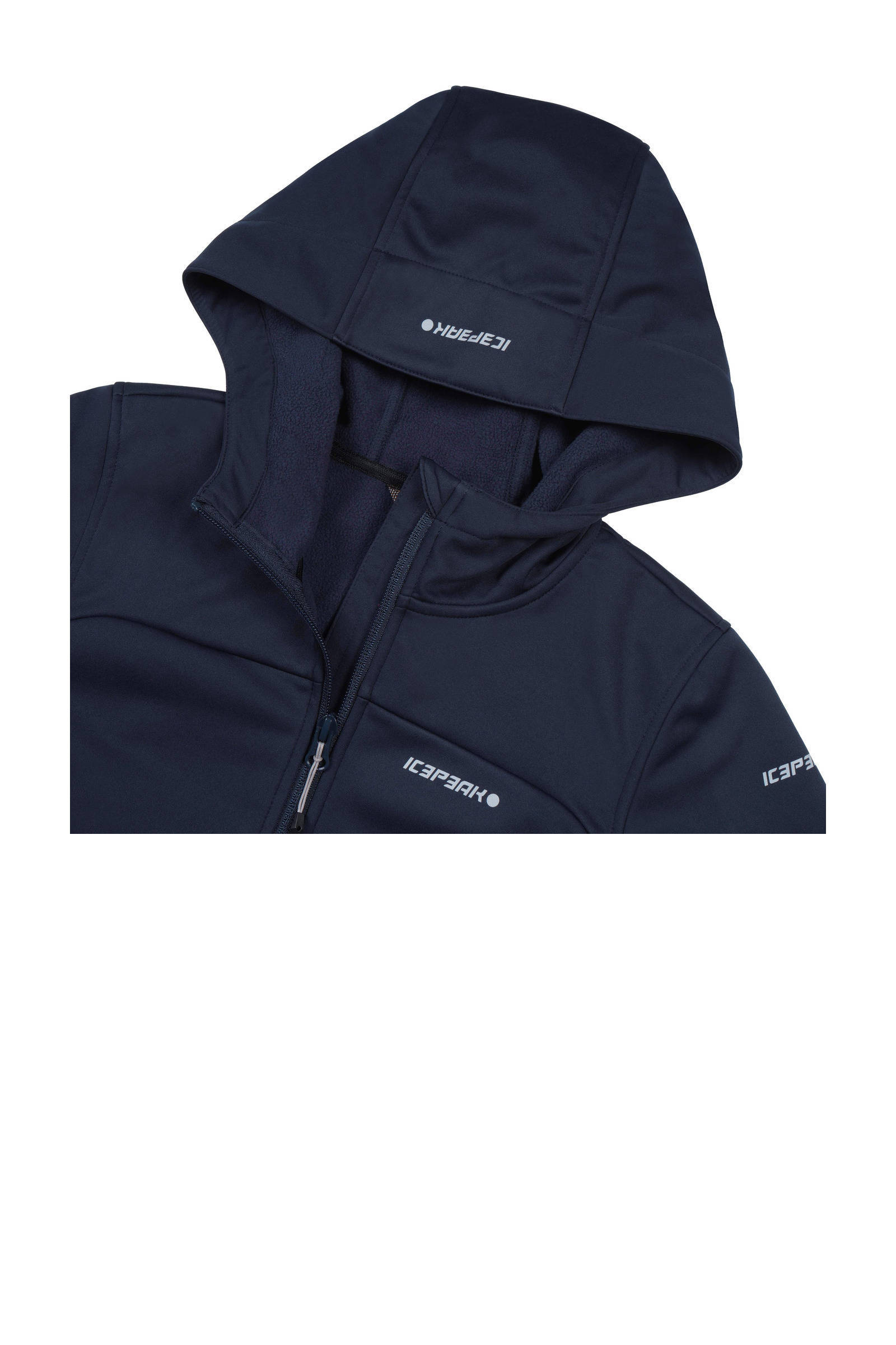 Icepeak softshell jack Kleve donkerblauw