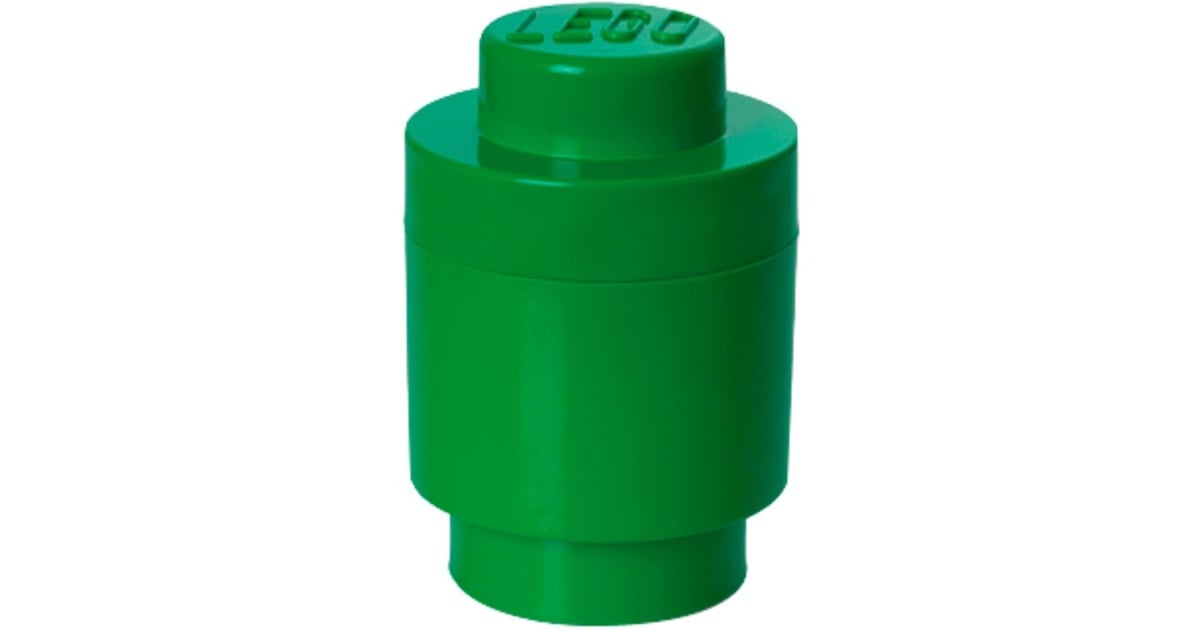 Room CopenhagenLEGO Storage Brick 1 Rond Groen opbergdoos  (Groen)