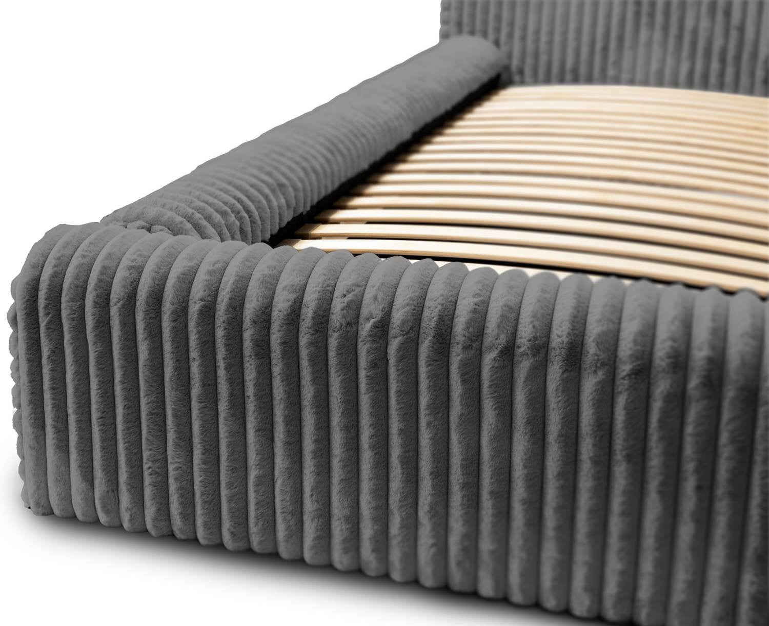 Trae Mobler Hana 180 x 200 cm Gestoffeerd Bed Grijs
