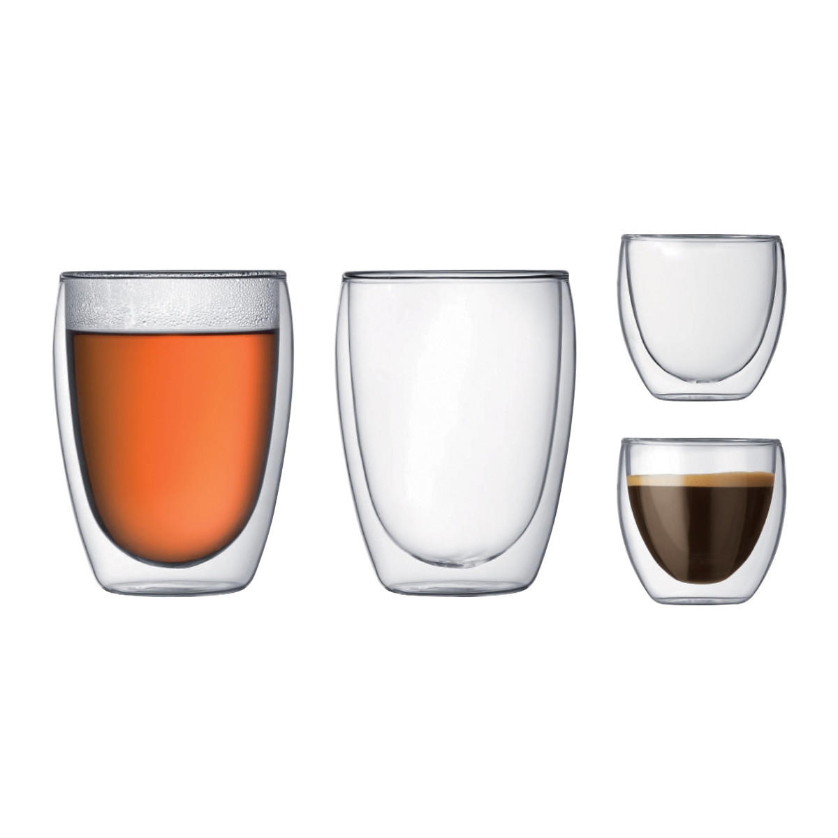 BODUM<br>Conjunto de 4 copos de parede dupla Pavina K4557-10