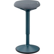 Tabouret assis-debout Ergo Active, assise confort,gris