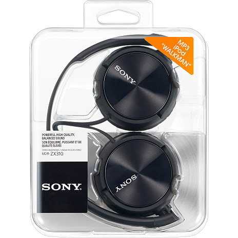 Sony MDR-ZX310 on-ear hovedtelefoner - sort