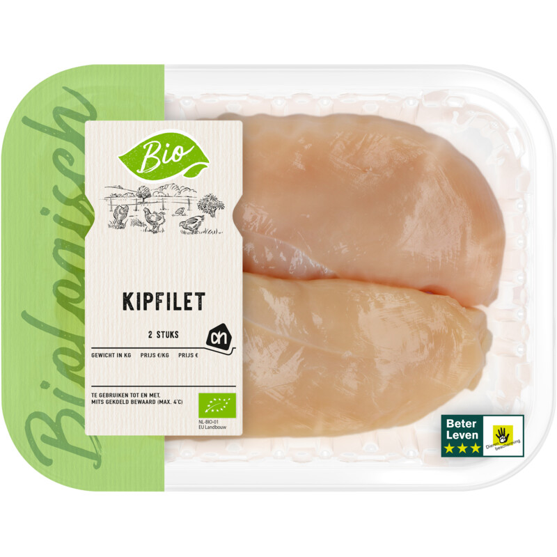 AH Biologisch Kipfilet 2 stuks