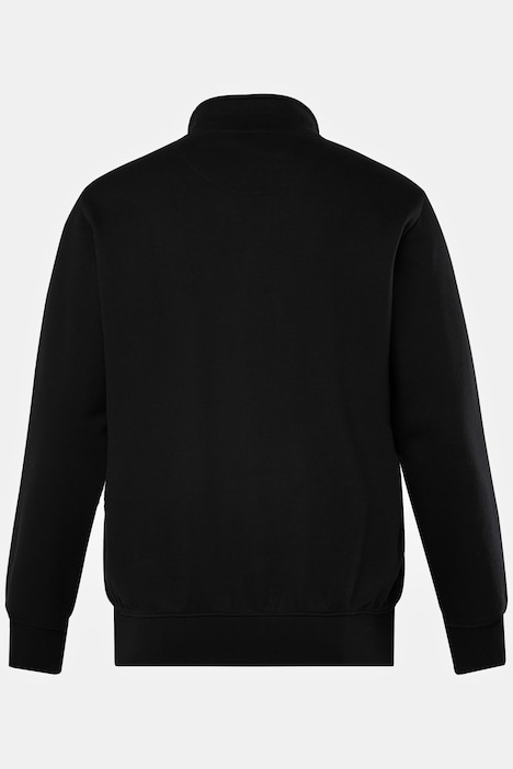 Sweatjacke, Stehkragen, Zipper, bis 8 XL