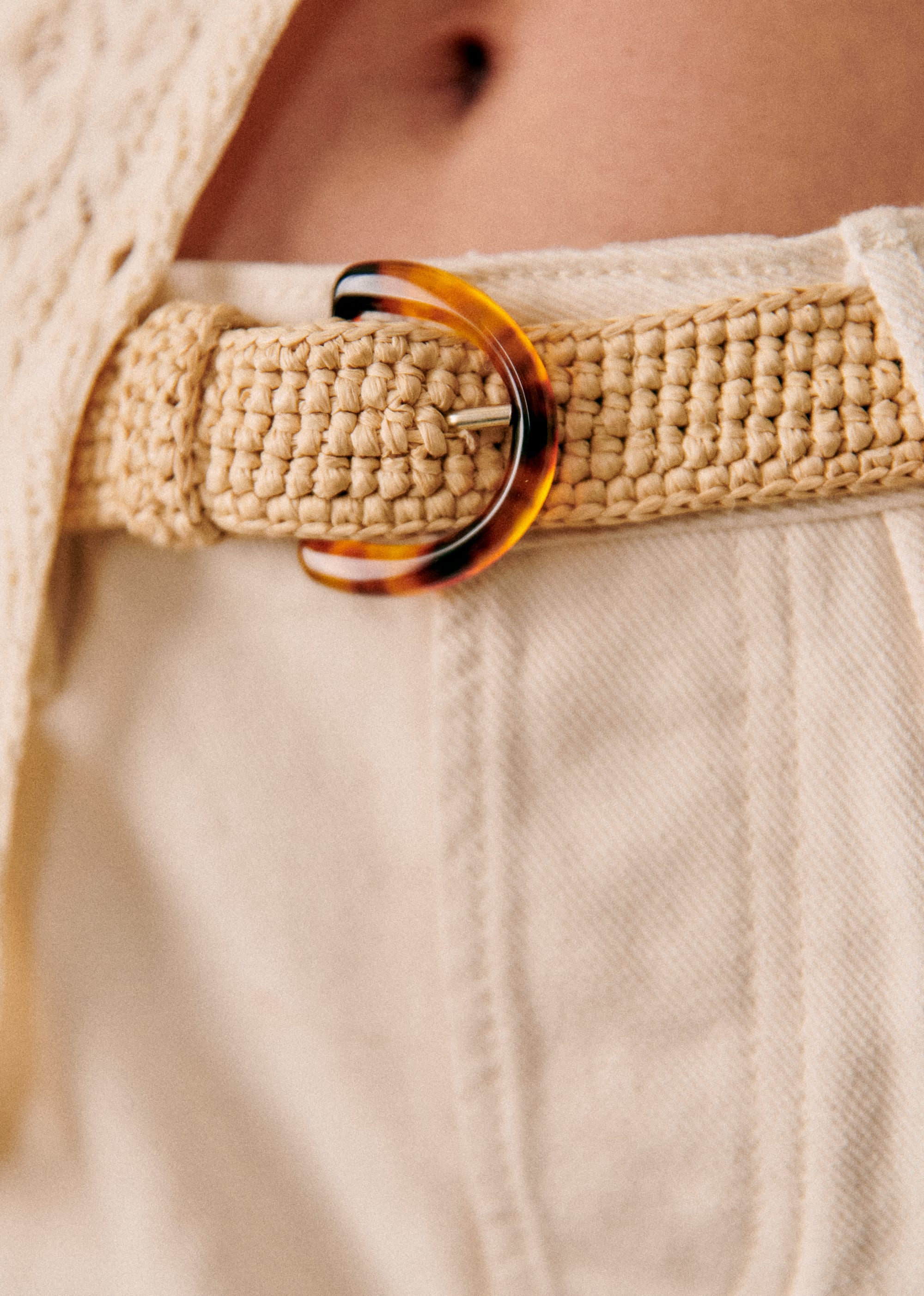 Ceinture Lenny - Raphia Naturel - E-SHOP/CEINTURES 5905876