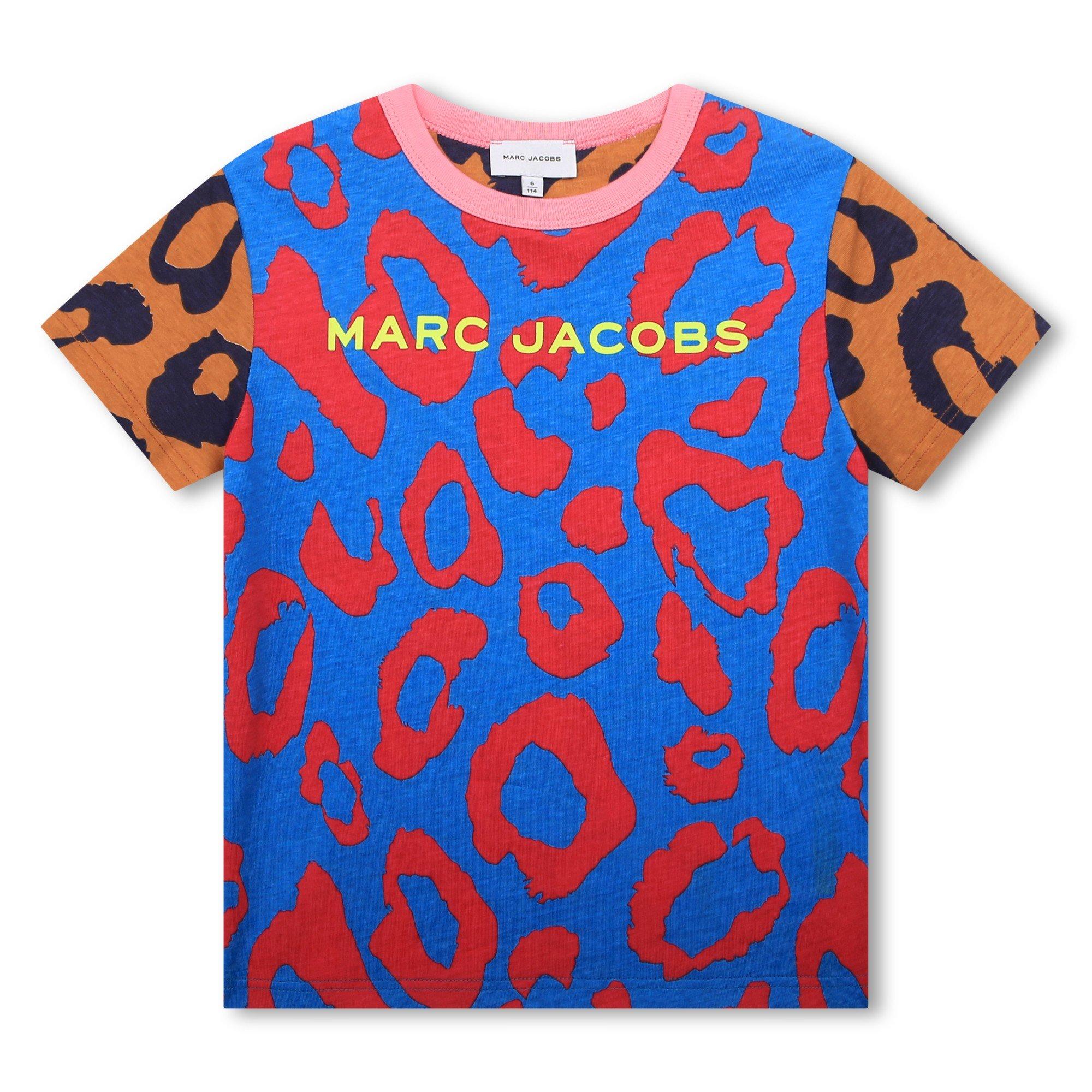 Marc Jacobs Contrast Leopard Print Tee Juniors