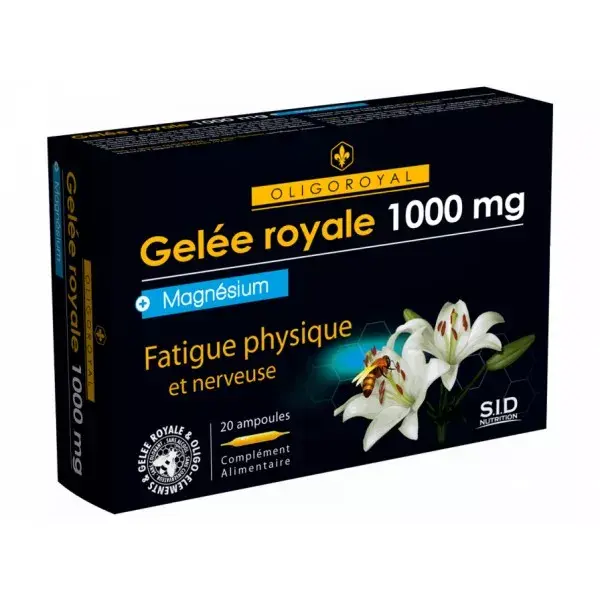 SID Nutrition Oligoroyal Royal Jelly - Magnésio 20 ampolas