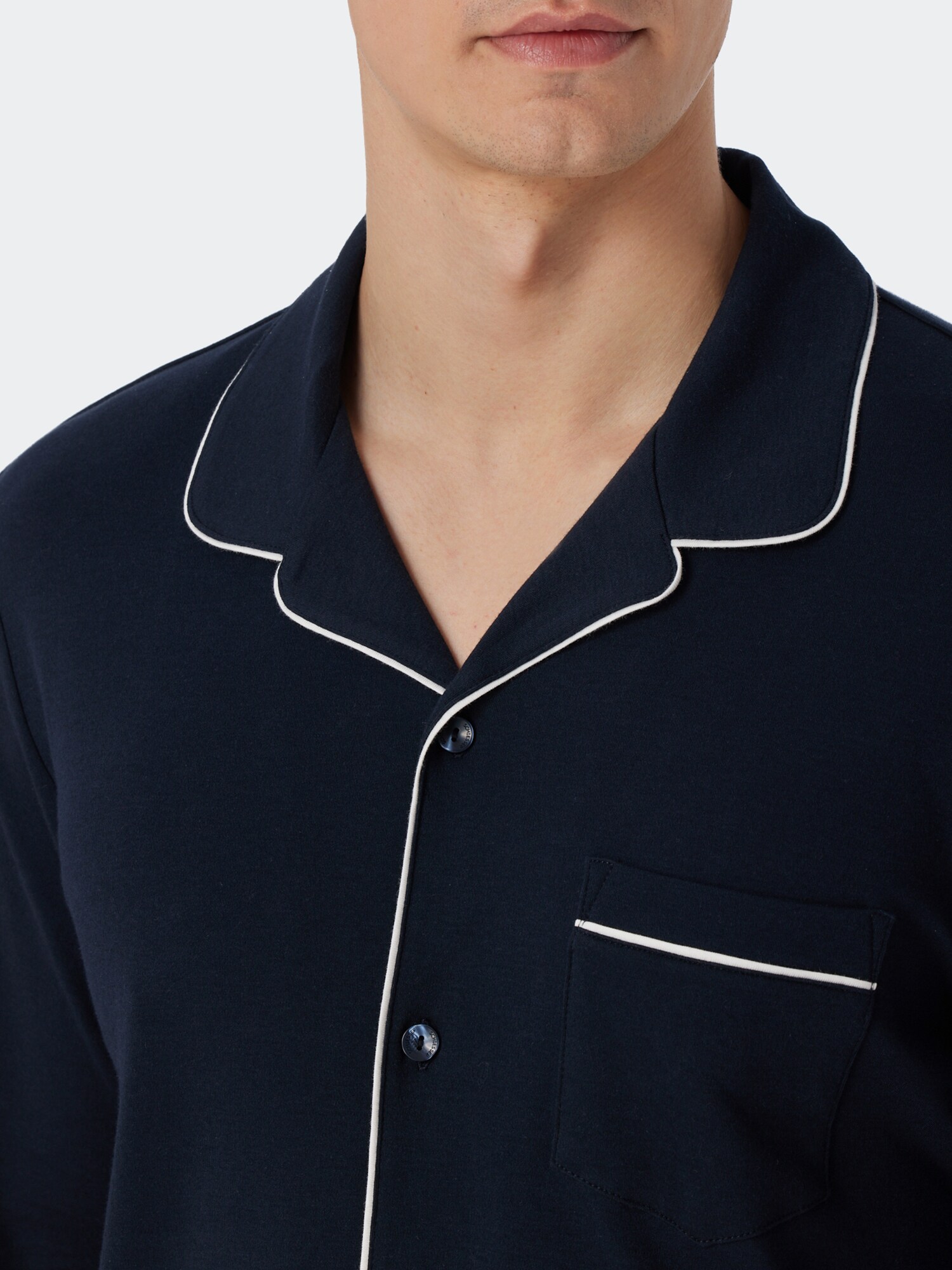 Schiesser Herren Pyjama Fine Interlock