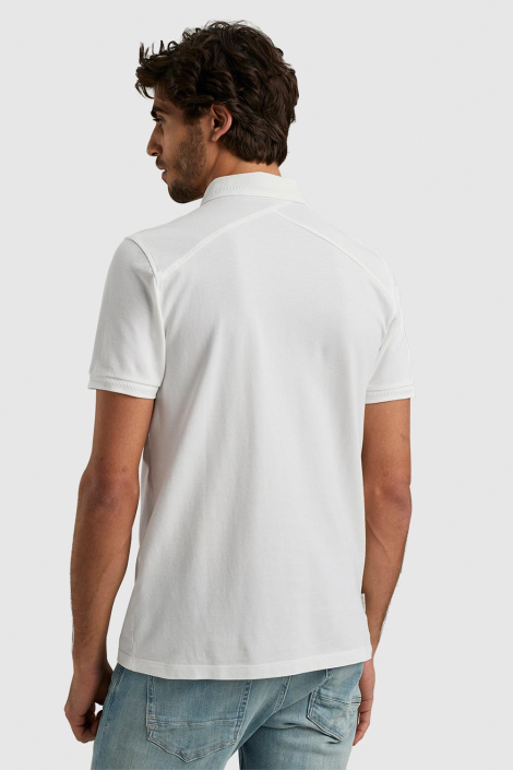 Cast Iron ecru heren polo