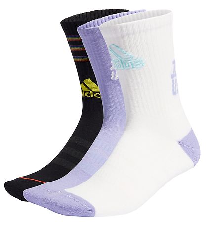 adidas Performance Socken - 3er-Pack - Tiro - Schwarz/Weiß/Lila