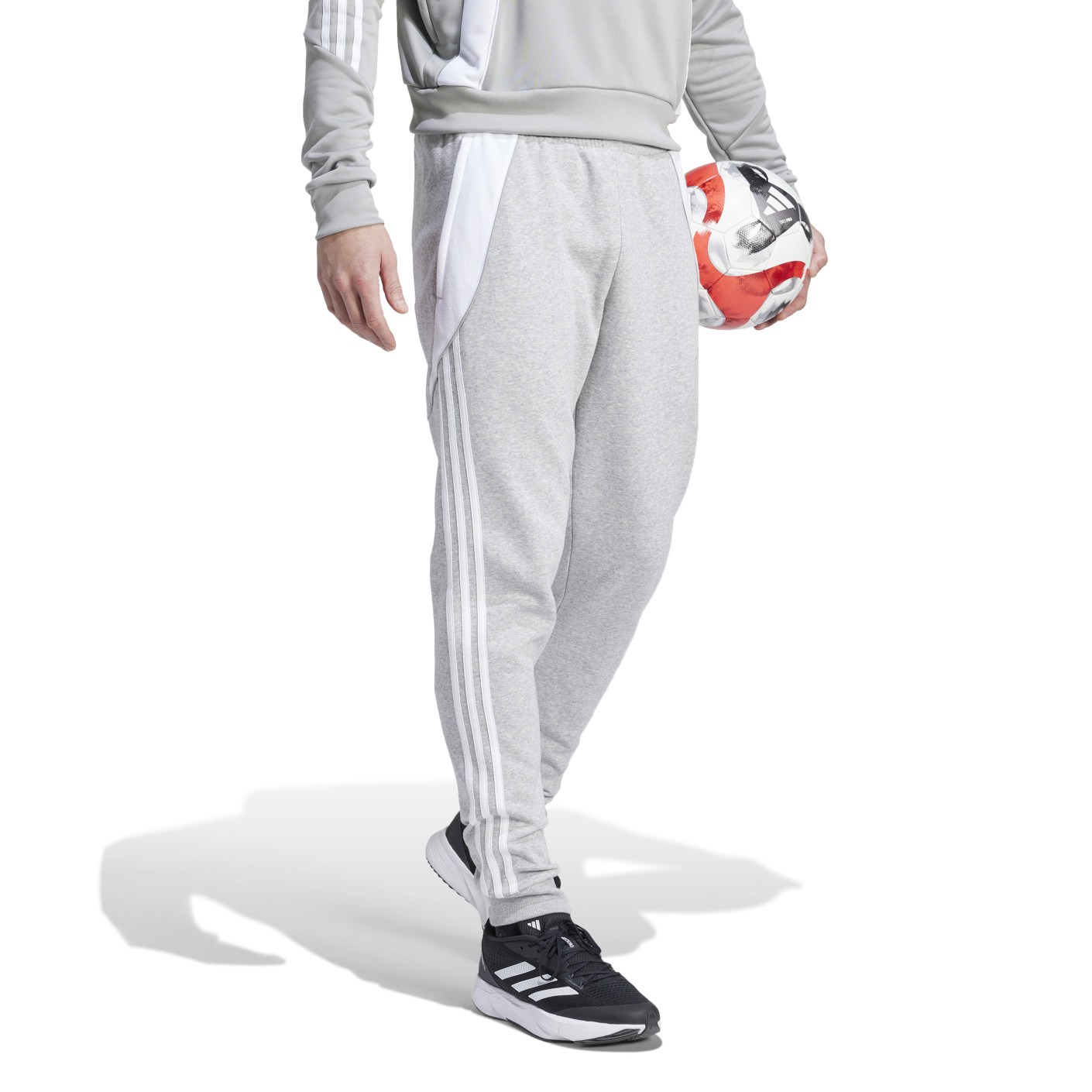 adidas Tiro 24 Sweat Trainingspak Grijs Wit
