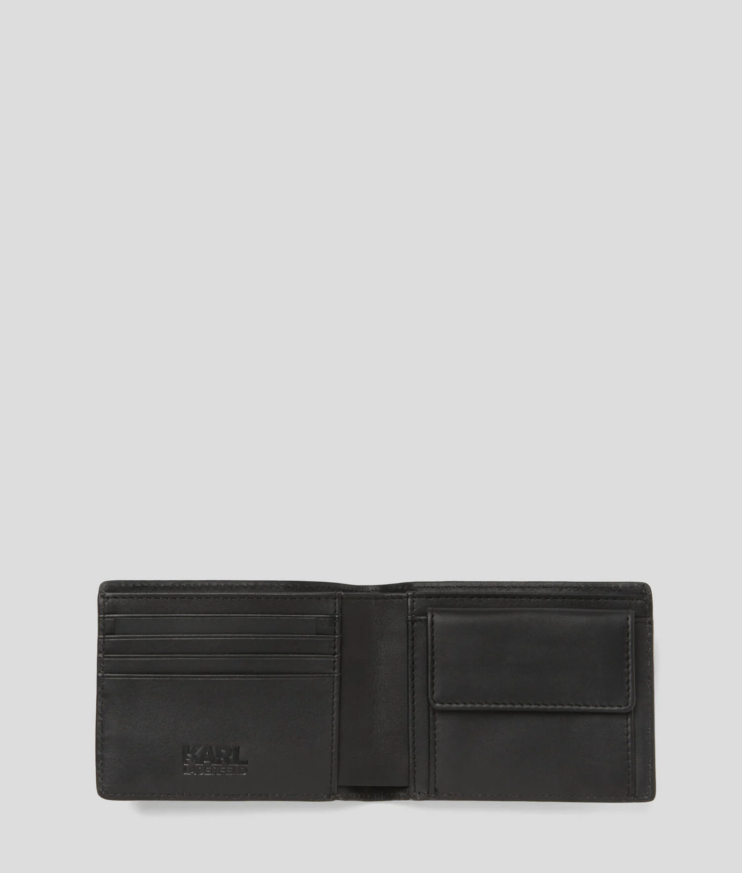 PORTEFEUILLE EN CUIR K/LOOM À DEUX VOLETS