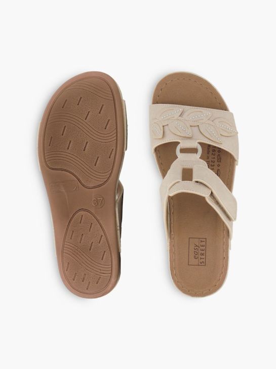 Easy Street Offener Hausschuh beige